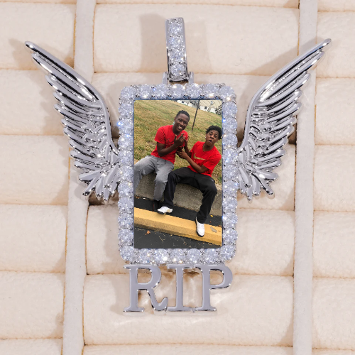 RIP WING 3D CUSTOM PICTURE PENDANT