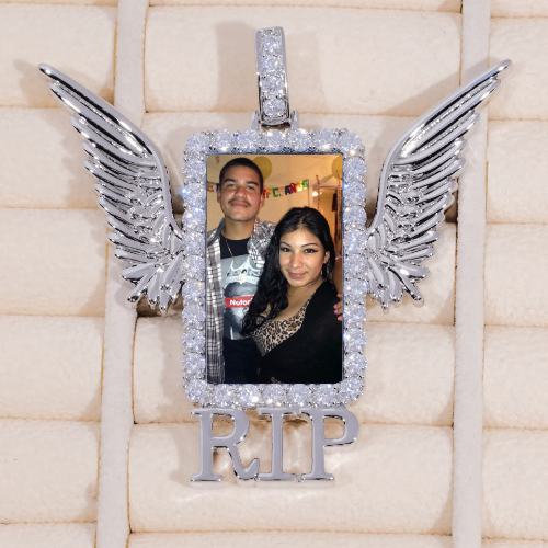 RIP WING 3D CUSTOM PICTURE PENDANT