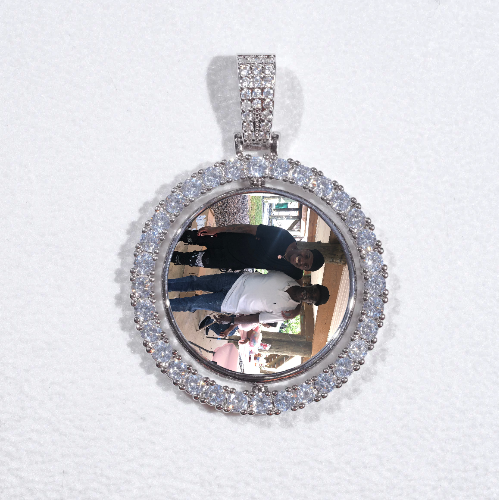 3D Spinning 2-Faced Custom Picture Pendant