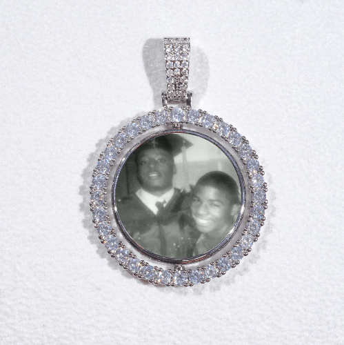 3D Spinning 2-Faced Custom Picture Pendant
