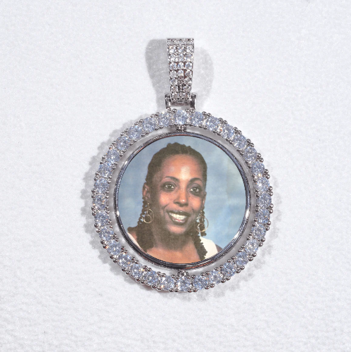 3D Spinning 2-Faced Custom Picture Pendant