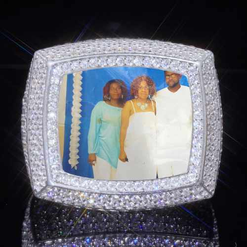 3D CUSTOM PICTURE ICED RING