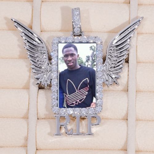 RIP WING 3D CUSTOM PICTURE PENDANT