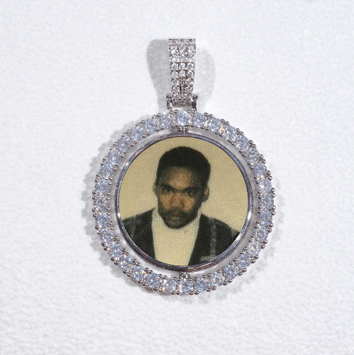 3D Spinning 2-Faced Custom Picture Pendant