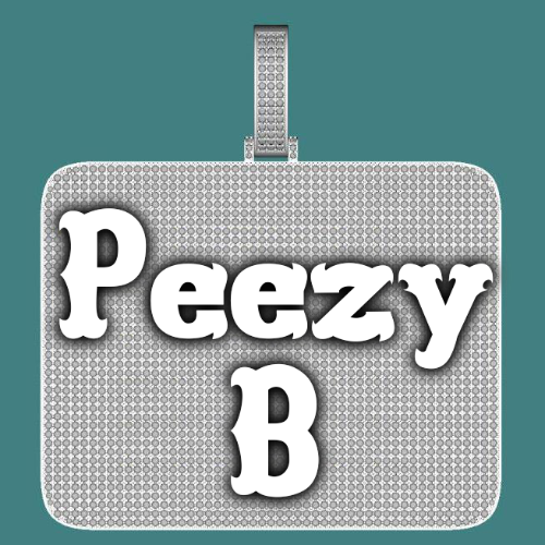 CUSTOM LETTER NECKLACE 3D BIG SQUARE