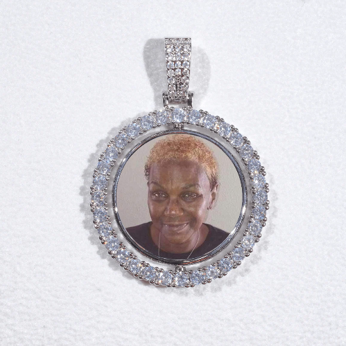 3D Spinning 2-Faced Custom Picture Pendant