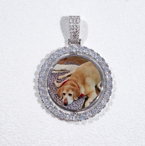 3D Spinning 2-Faced Custom Picture Pendant