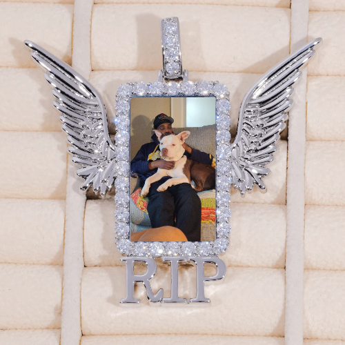 RIP WING 3D CUSTOM PICTURE PENDANT