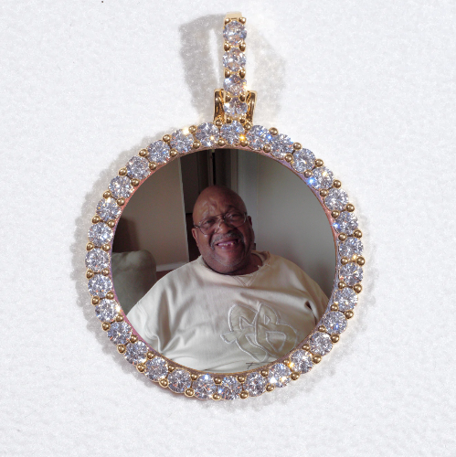 3D CIRCLE CUSTOM PICTURE PENDANT SMALL SIZE