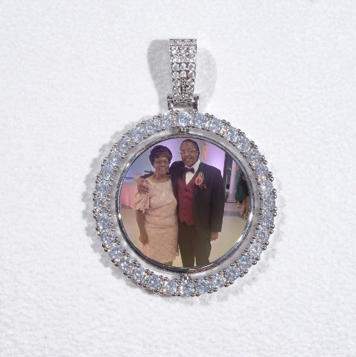3D Spinning 2-Faced Custom Picture Pendant