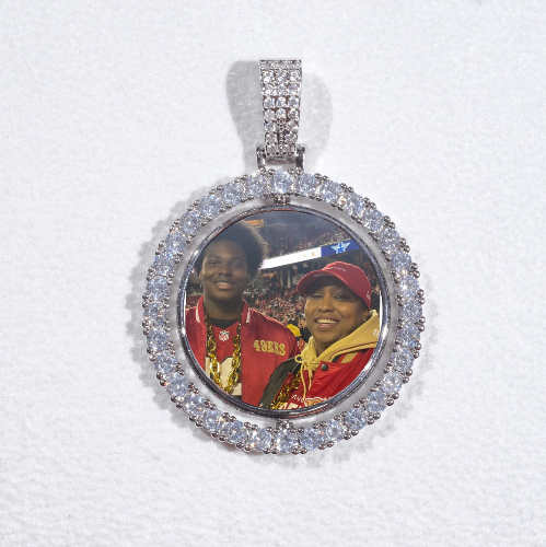 3D Spinning 2-Faced Custom Picture Pendant