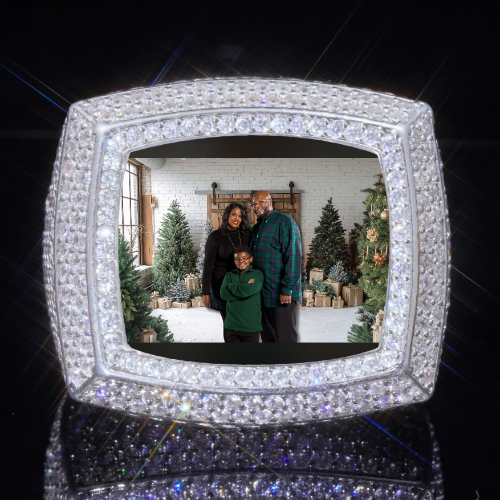 3D CUSTOM PICTURE ICED RING