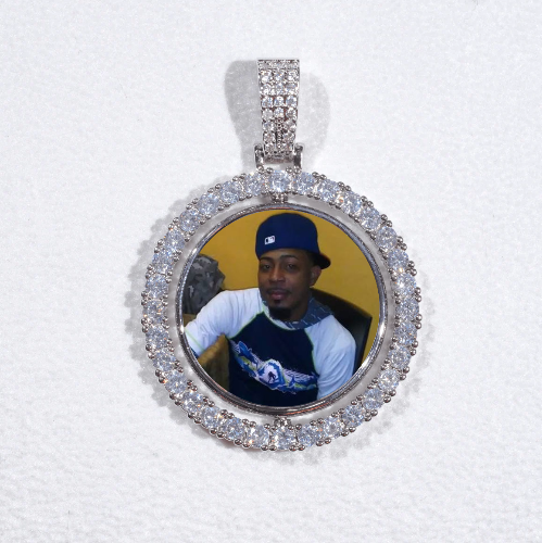 3D Spinning 2-Faced Custom Picture Pendant