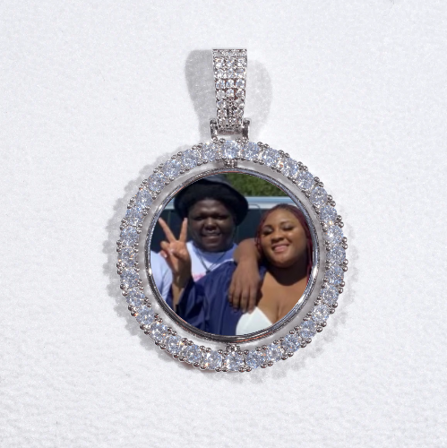 3D Spinning 2-Faced Custom Picture Pendant