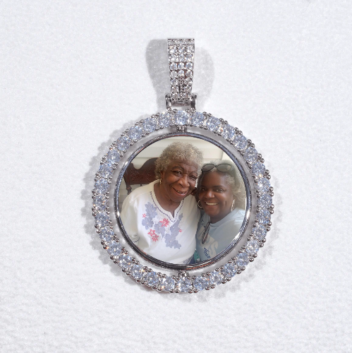 3D Spinning 2-Faced Custom Picture Pendant