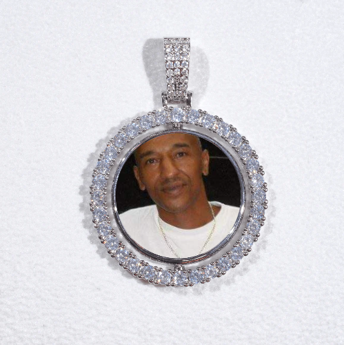 3D Spinning 2-Faced Custom Picture Pendant