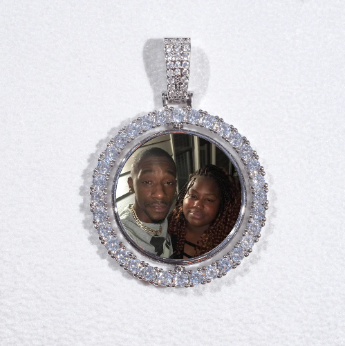 3D Spinning 2-Faced Custom Picture Pendant