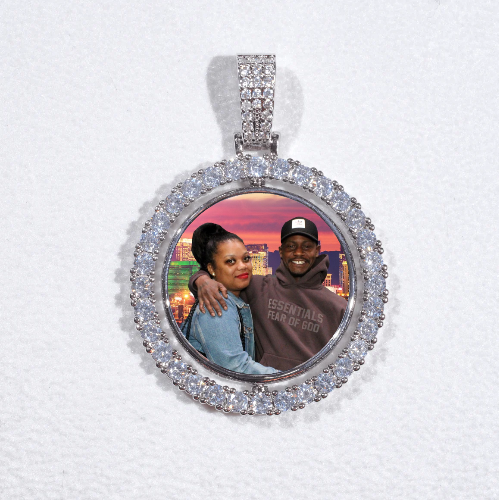 3D Spinning 2-Faced Custom Picture Pendant