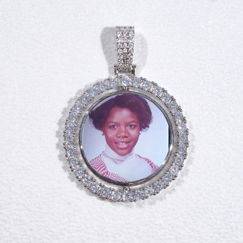 3D Spinning 2-Faced Custom Picture Pendant