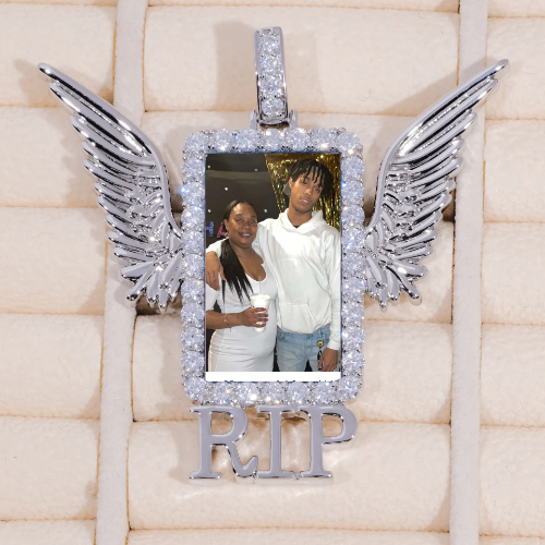 RIP WING 3D CUSTOM PICTURE PENDANT