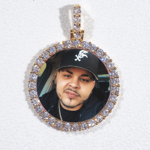 3D CIRCLE CUSTOM PICTURE PENDANT SMALL SIZE