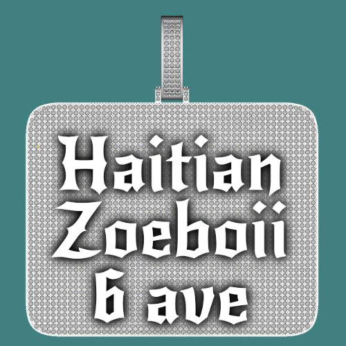 CUSTOM LETTER NECKLACE 3D BIG SQUARE
