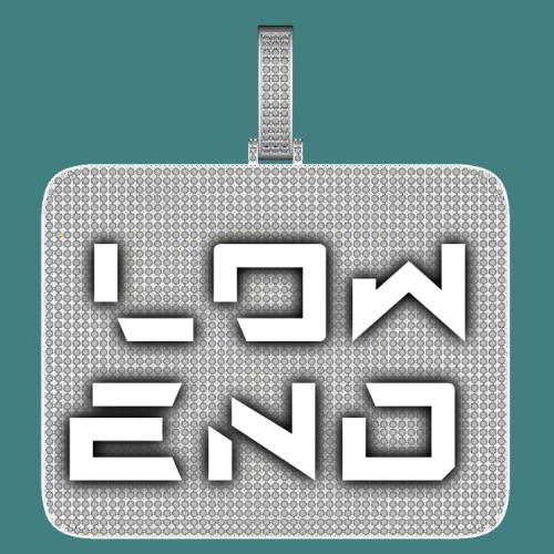 CUSTOM LETTER NECKLACE 3D BIG SQUARE