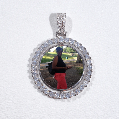 3D Spinning 2-Faced Custom Picture Pendant