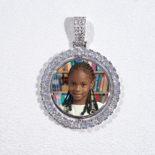 3D Spinning 2-Faced Custom Picture Pendant
