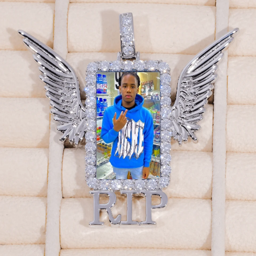 RIP WING 3D CUSTOM PICTURE PENDANT