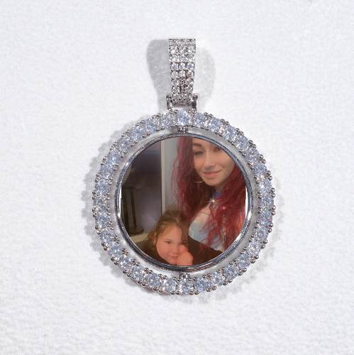 3D Spinning 2-Faced Custom Picture Pendant