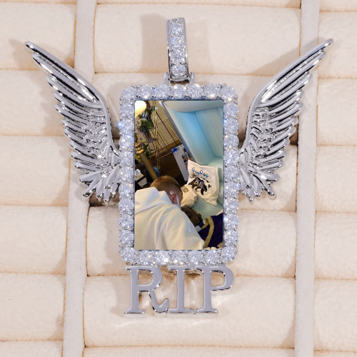RIP WING 3D CUSTOM PICTURE PENDANT