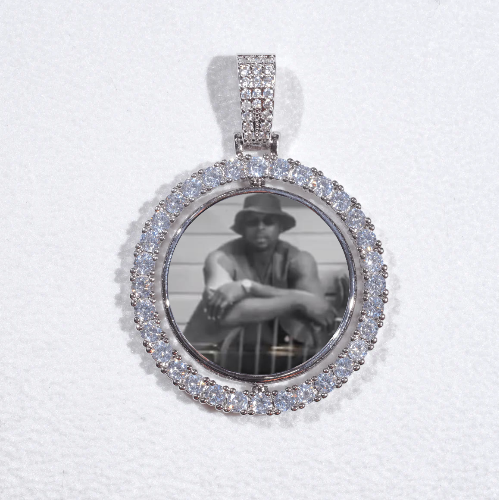 3D Spinning 2-Faced Custom Picture Pendant