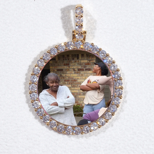 3D CIRCLE CUSTOM PICTURE PENDANT SMALL SIZE