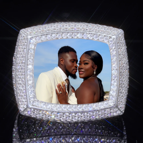 3D CUSTOM PICTURE ICED RING