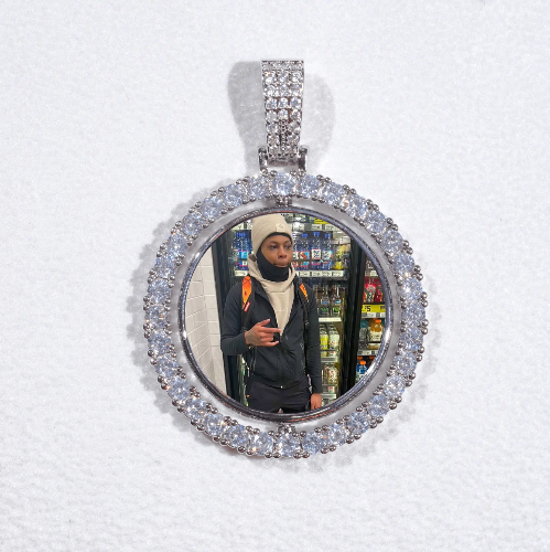 3D Spinning 2-Faced Custom Picture Pendant