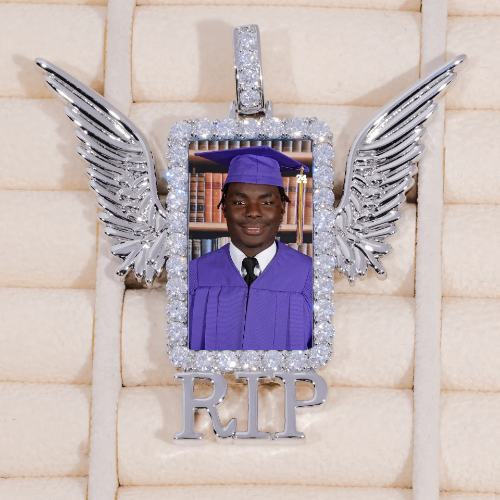 RIP WING 3D CUSTOM PICTURE PENDANT