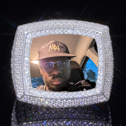 3D CUSTOM PICTURE ICED RING