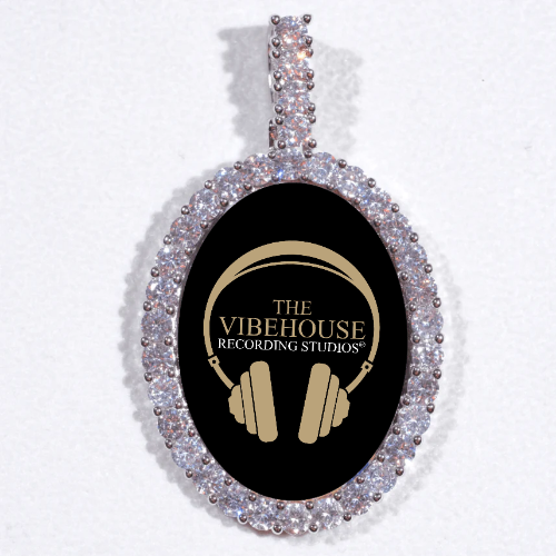 Large 3D Oval Custom Picture Pendant