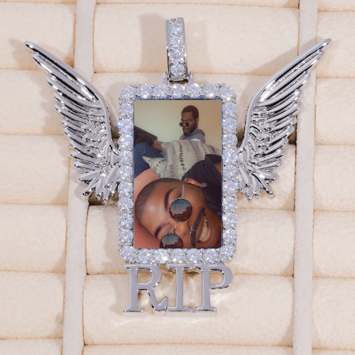 RIP WING 3D CUSTOM PICTURE PENDANT