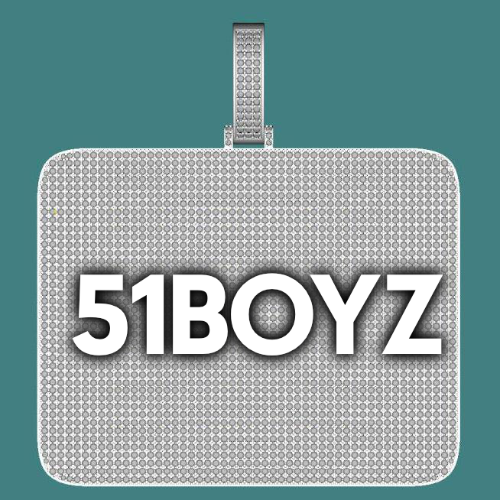 CUSTOM LETTER NECKLACE 3D BIG SQUARE