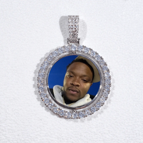 3D Spinning 2-Faced Custom Picture Pendant
