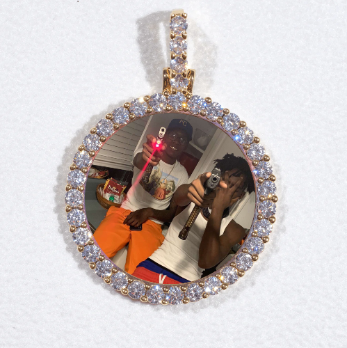 3D CIRCLE CUSTOM PICTURE PENDANT SMALL SIZE