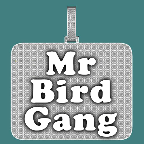 CUSTOM LETTER NECKLACE 3D BIG SQUARE