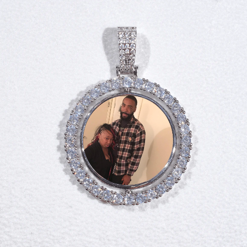 3D Spinning 2-Faced Custom Picture Pendant