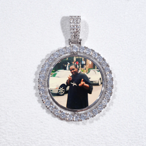 3D Spinning 2-Faced Custom Picture Pendant