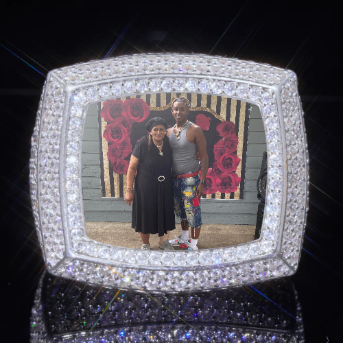 3D CUSTOM PICTURE ICED RING