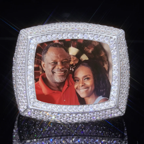 3D CUSTOM PICTURE ICED RING