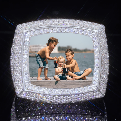 3D CUSTOM PICTURE ICED RING