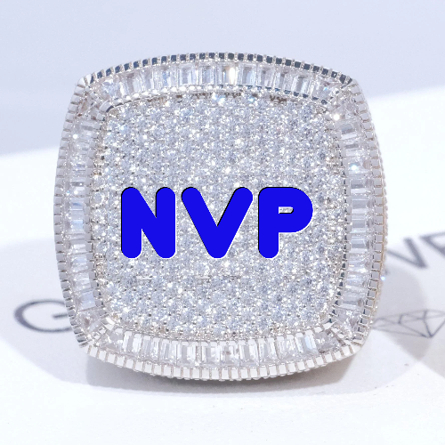 CUSTOM LETTER 3D ICED RING